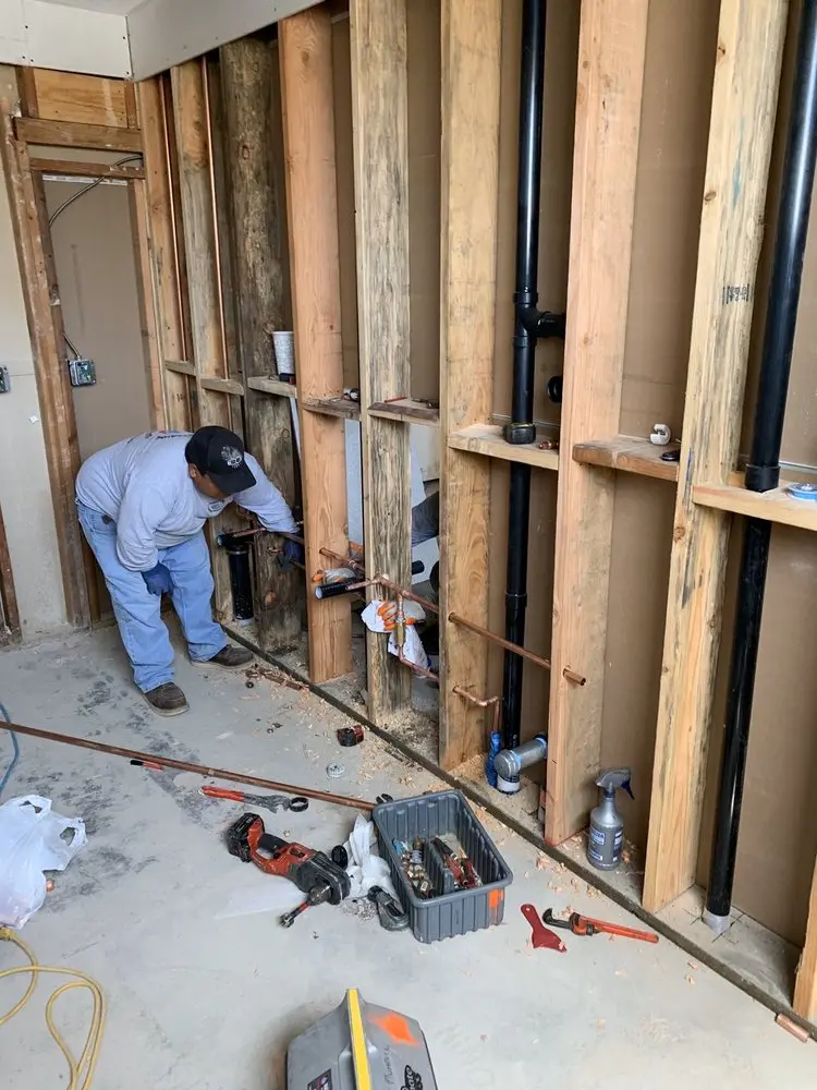 Commercial rough-in plumbing for Commercial Plumbing in Oradell